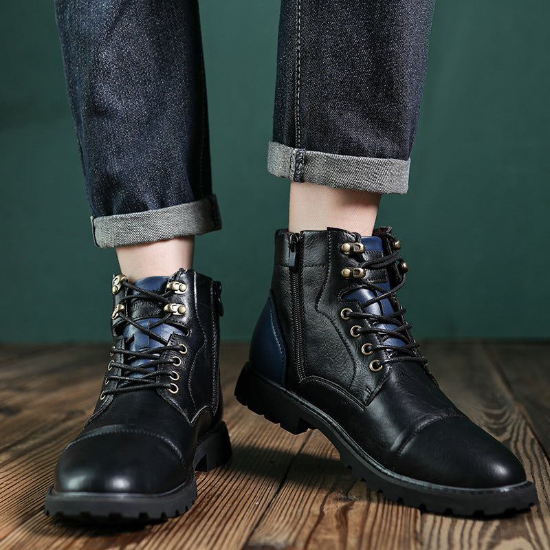 Fashion High Top Working Wear Style Boots