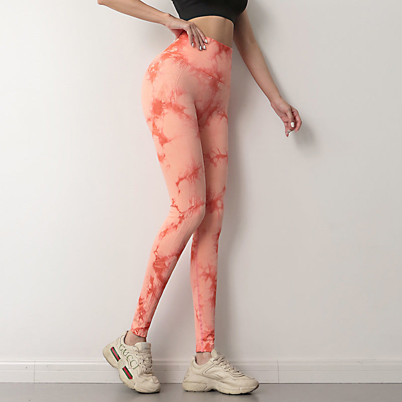 Tie Dye Fitness Yoga Leggings