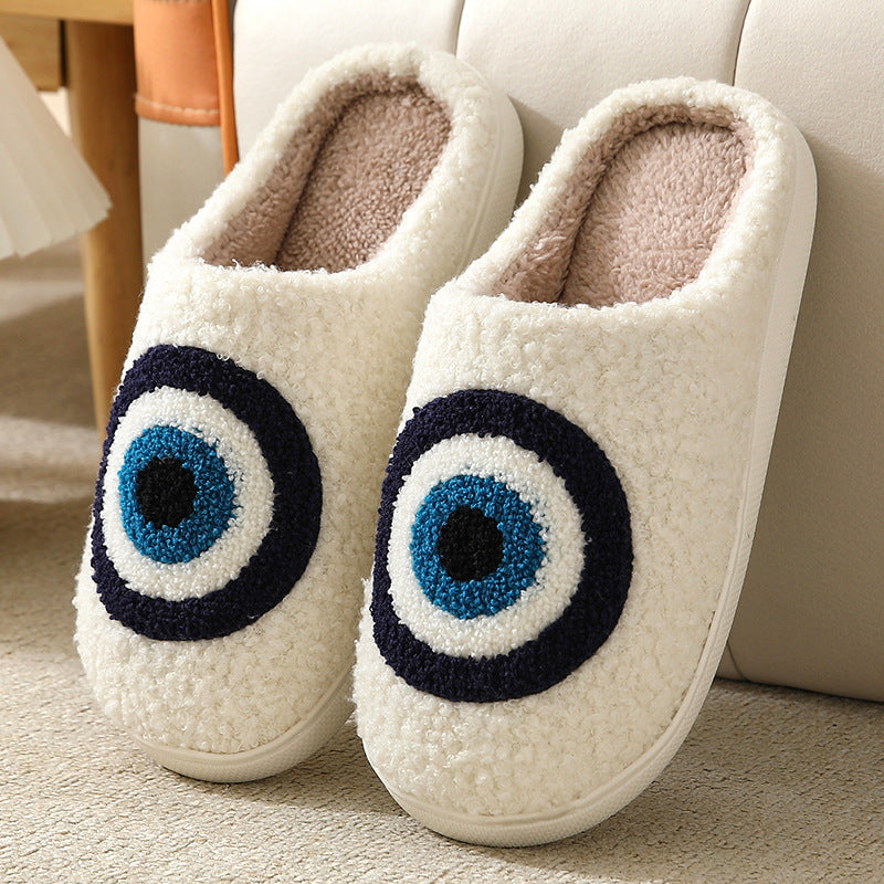 Christmas Elk Winter Warm Home Cotton Slippers