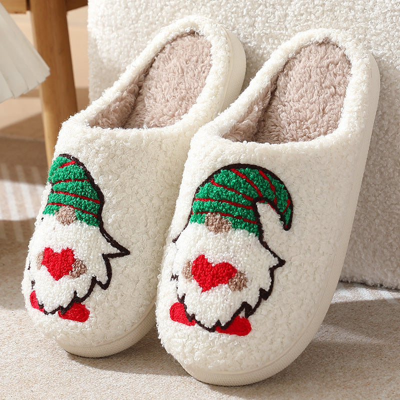 Christmas Cute Cartoon Santa Claus Non-Slip Slippers