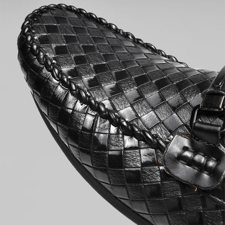 Casual Leather Shoes Flat Heel