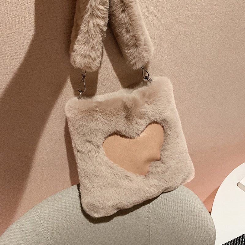 Valentines Love Plush Shoulder Bags