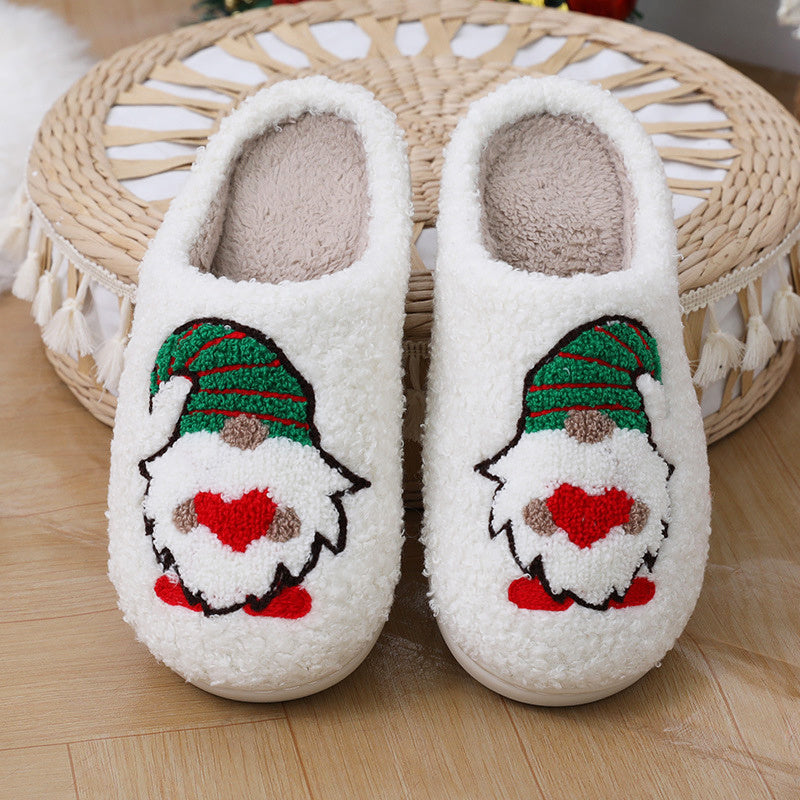 Christmas Cute Cartoon Santa Claus Non-Slip Slippers