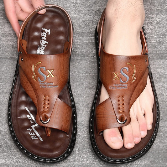 Men's Fashion Latex Soft Bottom Flip Sandals