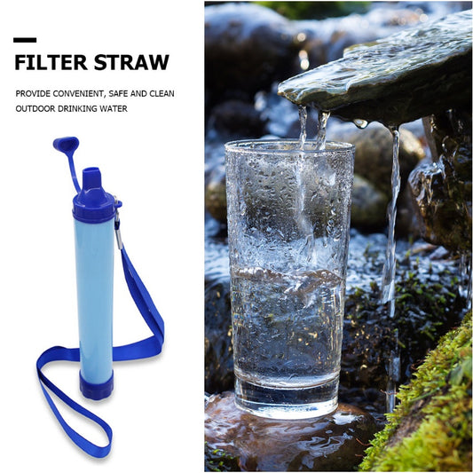 Water Filters Straw Hiking Camping Outdoor Travel Personal Emergency Survival Tools