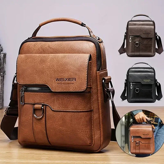 Leather Retro Messenger Shoulder Crossbody Bags