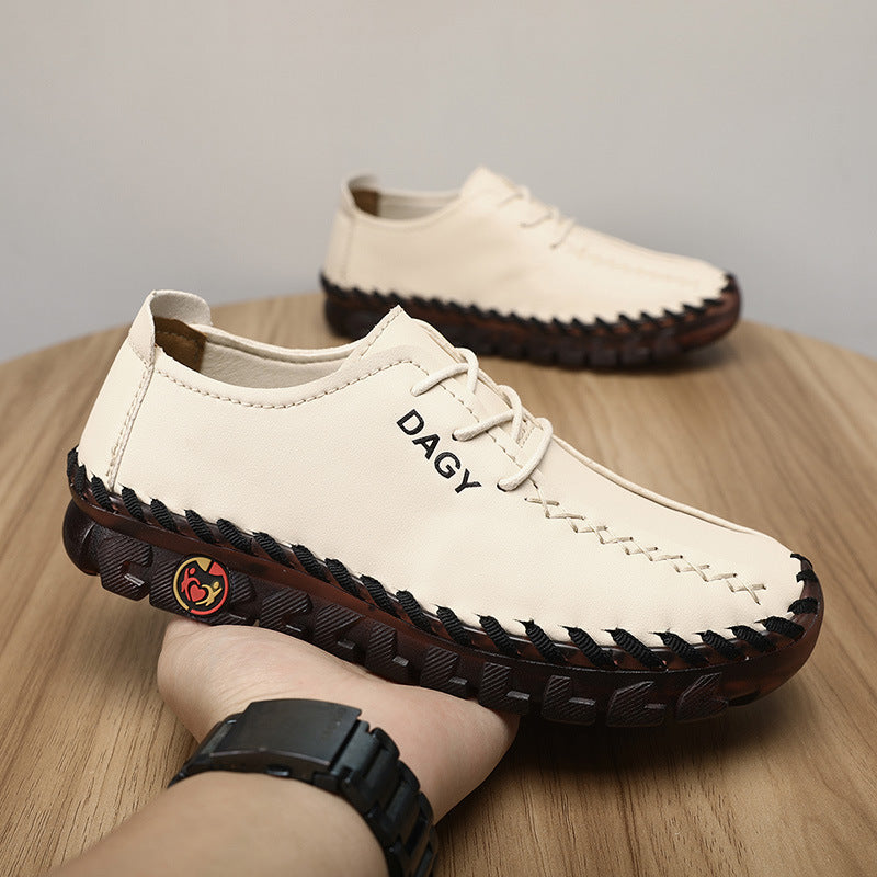 Leather New Designs Soft Loafers Shoes
