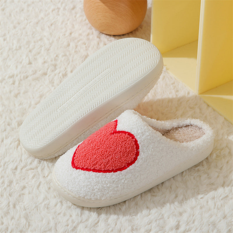 Valentines Indoor Home Plush Thermal Slippers