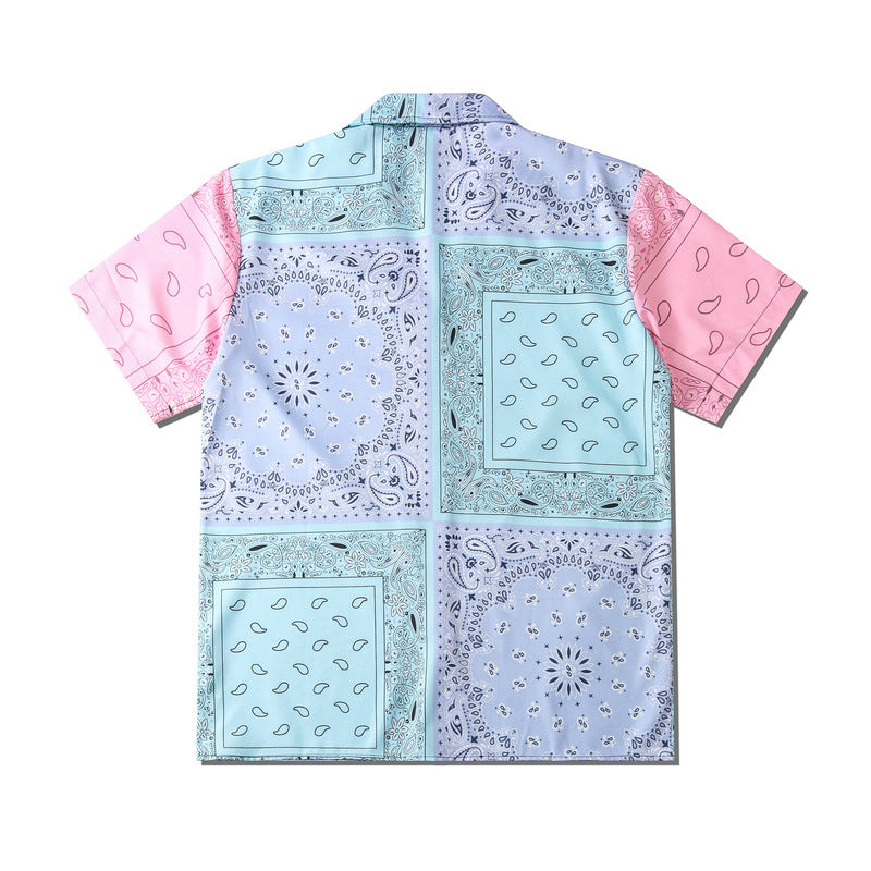Cashew Full Of Wind Printed Beach Shirt