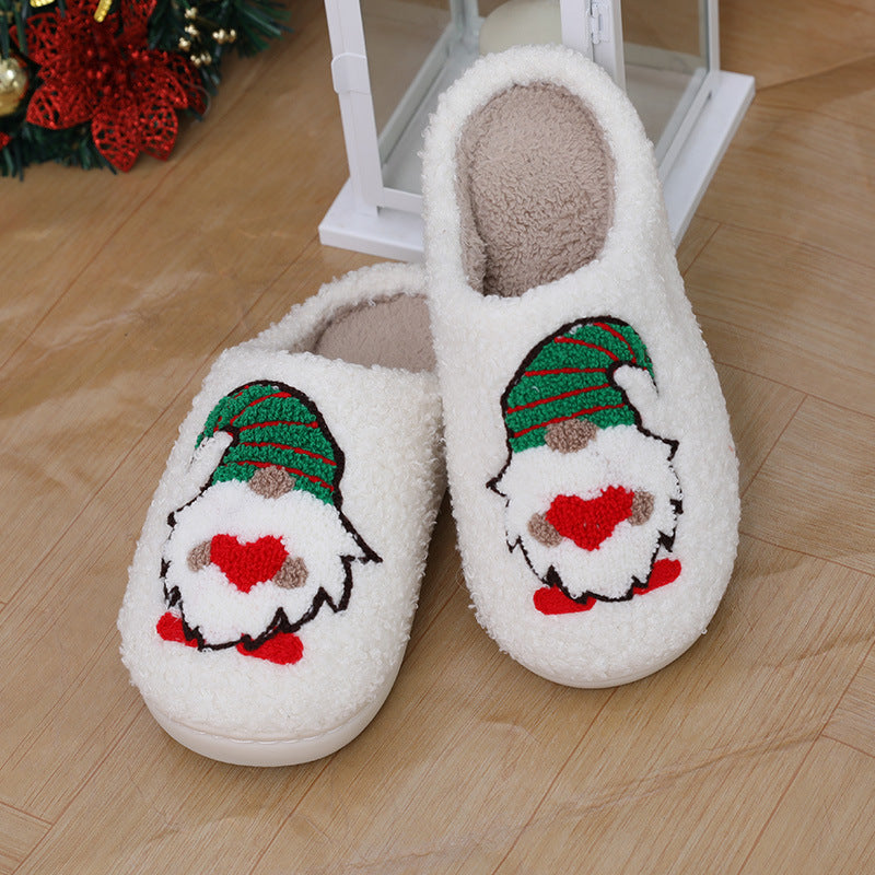 Christmas Cute Cartoon Santa Claus Non-Slip Slippers