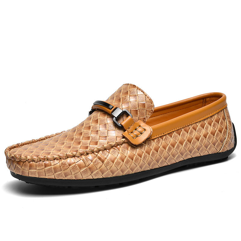 Casual Leather Shoes Flat Heel