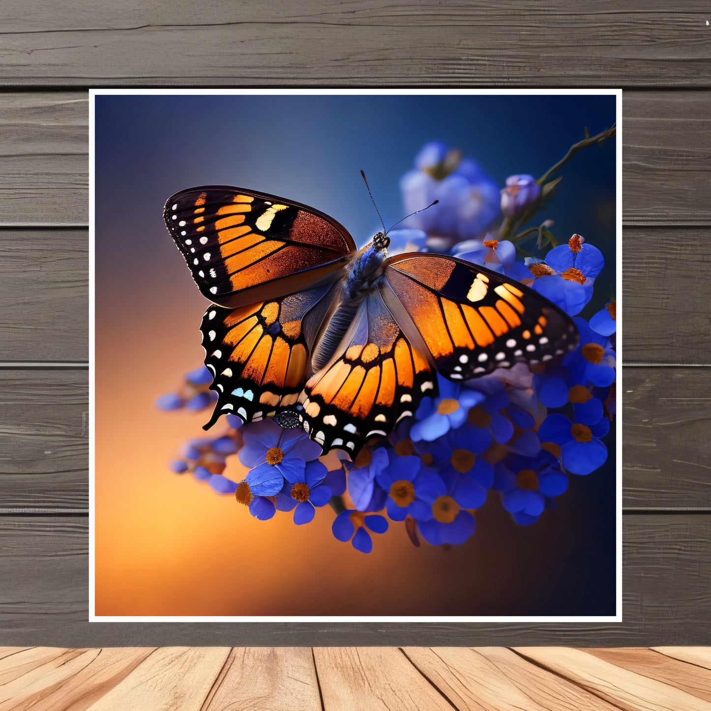Poster on Premium Matte Paper Angel Butterfly Super Natural Special Bugs Art Design
