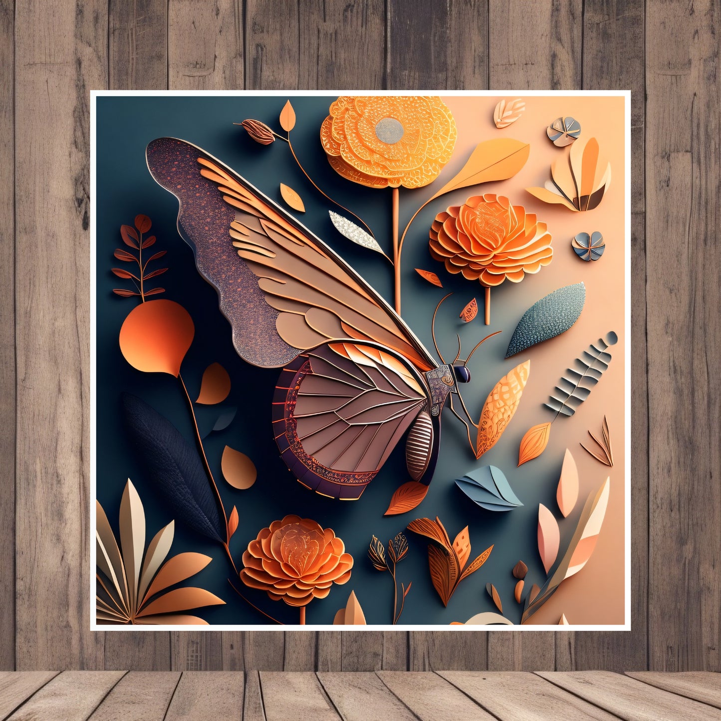 Angel Butterfly Super Natural Special Bugs Art Design sur Premium Matte Paper Restaurant ou Shop Design Grande Résolution 2